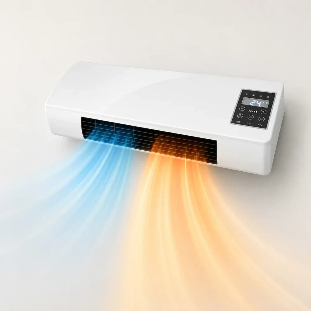 Wohnzimmer-Szene mit LifeGauge Breeze als kompaktem Gerät für Raumklima-Komfort Wohnzimmer-Szene mit LifeGauge Breeze als kompaktem Gerät für Raumklima-Komfort